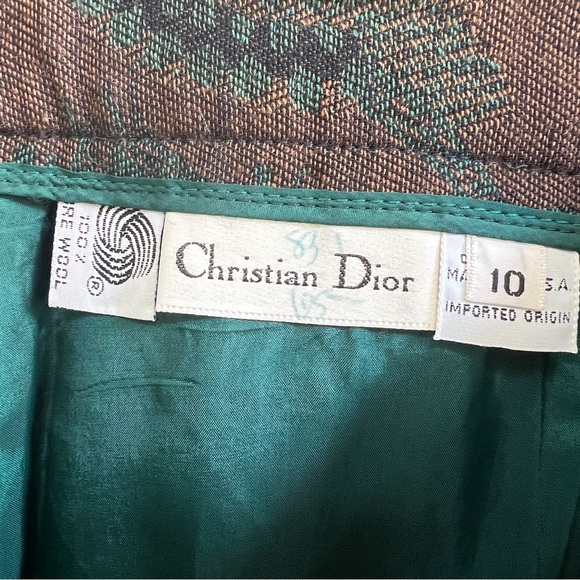 Christian Dior Vintage Wool Skirt - Picture 8 of 12